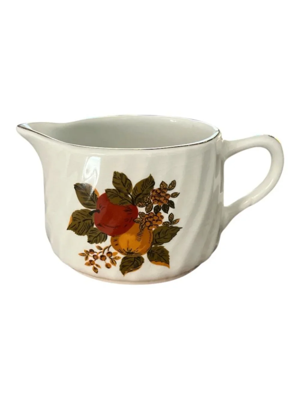 Enoch Wedgwood English Harvest Creamer Pitcher Vintage England Ironstone 5.5